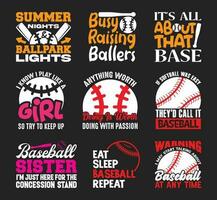 base-ball t chemise conception empaqueter, vecteur base-ball t chemise conception, base-ball chemise, base-ball typographie t chemise conception collection