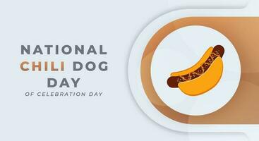 nationale le Chili chien journée fête vecteur conception illustration pour arrière-plan, affiche, bannière, publicité, salutation carte