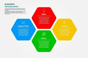 moderne infographie modèle. vecteur conception.