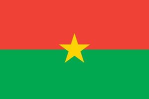 drapeau burkina faso officiellement vecteur