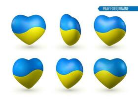 non guerre dans Ukraine. Ukraine drapeau. enregistrer Ukraine. prier pour Ukraine paix. vecteur illustration