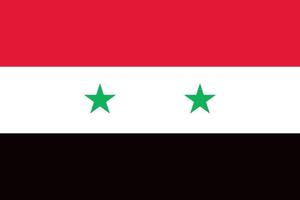 drapeau de la syrie officiellement vecteur