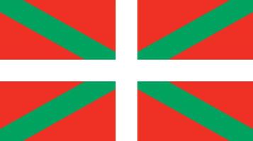 drapeau du pays basque officiellement vecteur