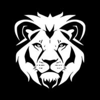 Lion logo vecteur Facile noir