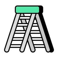 icône de conception créative d'escaliers vecteur