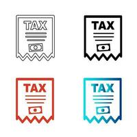 abstrait impôt silhouette illustration vecteur