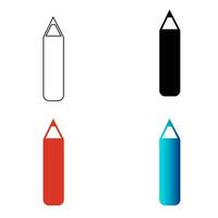 abstrait crayon dessiner silhouette illustration vecteur