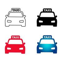 abstrait Taxi taxi silhouette illustration vecteur