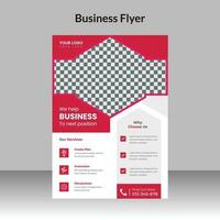 conception de flyer d'entreprise et modèle de couverture de brochure d'agence de marketing numérique vecteur