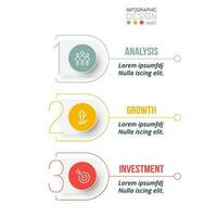 concept d'entreprise de modèle infographique avec flux de travail. vecteur