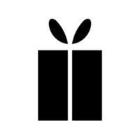 icône de style de ligne de boîte cadeau vecteur