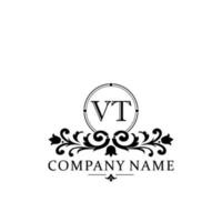 initiale lettre Vermont Facile et élégant monogramme conception modèle logo vecteur