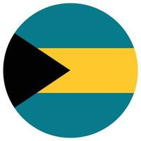 Bahamas drapeau forme. drapeau de Bahamas conception forme vecteur