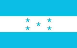 Honduras drapeau forme. drapeau de Honduras vecteur