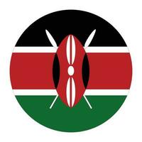 Kenya drapeau forme. drapeau de Kenya forme vecteur