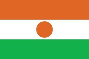 Niger drapeau forme. drapeau de Niger conception forme. vecteur