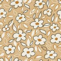 motif floral sans couture. conception vectorielle pour papier, couverture, décoration intérieure en tissu. vecteur