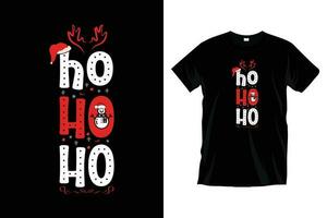 ho ho ho. Noël t chemise graphique conception vecteur