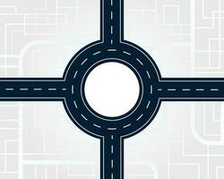 sinueux courbe route isolé . façon emplacement infographie modèle vecteur