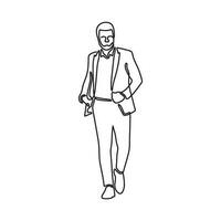 dessin homme silhouette pose conceptuel vecteur