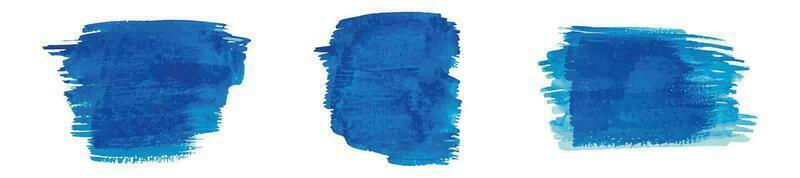 bleu aquarelle tache. aquarelle Contexte. bleu aquarelle brosse. vecteur conception