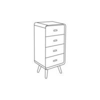 cabinet ligne Facile minimaliste logo symbole icône, vecteur graphique conception illustration modèle