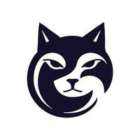 chat logo illustration vecteur conception