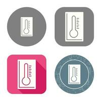 icône de vecteur de thermomètre