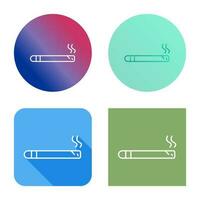 icône de vecteur de cigare
