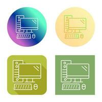 icône de vecteur d & # 39; ordinateur