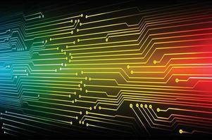 fond de concept de technologie future cyber circuit vecteur