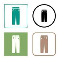 icône de vecteur de pantalons pour hommes