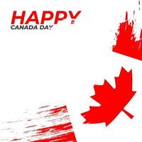 joyeux jour du Canada vecteur