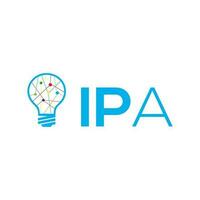 lettre ipa logo esprit vecteur