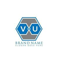 vu Créatif minimaliste lettre logo. vu unique moderne plat abstrait vecteur lettre logo conception.