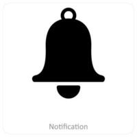 notification et alerte icône concept vecteur