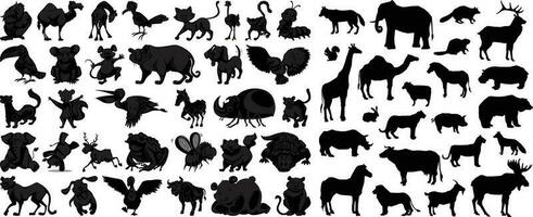 animal silhouette vecteur illustration