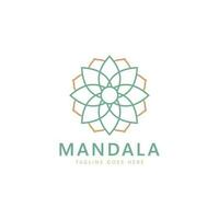 mandala logo modèle, circulaire modèle dans forme de mandala. Oriental modèle, vecteur illustration. Islam, arabe, Indien, turc, Pakistan, Chinois, ottoman motifs