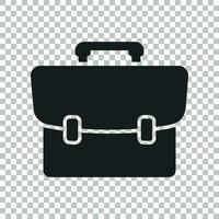 valise vecteur icône. bagage illustration dans plat style.