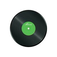 vinyle disque. la musique disque vecteur illustration. du son enregistrer.