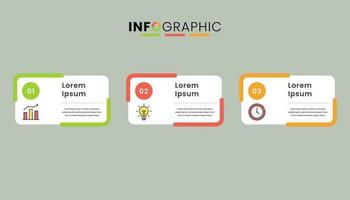 conception de modèle d'infographie d'entreprise de présentation vecteur