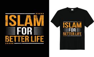 vecteur islamique citations t chemise affiche agresser conception