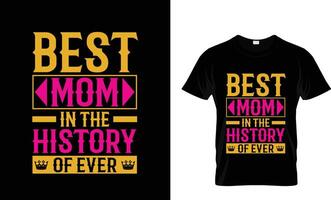 les mères journée l'amour maman t chemise conception meilleur vente marrant T-shirt conception typographie Créatif Douane T-shirt conception vecteur