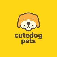 animal animaux domestiques chien chiot Bretagne mignonne mascotte dessin animé logo conception vecteur