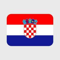 Croatie drapeau vecteur Icônes ensemble de des illustrations