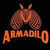 armadilo mascotte logo vecteur