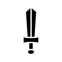 épée icône vecteur symbole conception illustration