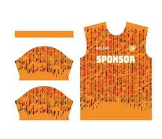 Football football Jersey conception pour sublimation ou football Football Jersey conception vecteur