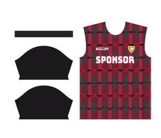 Football football Jersey conception pour sublimation ou football Football Jersey conception vecteur