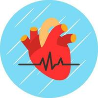 conception d'icône de vecteur de fréquence cardiaque